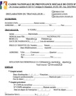 Formulaire de demande d'immatriculation employeur